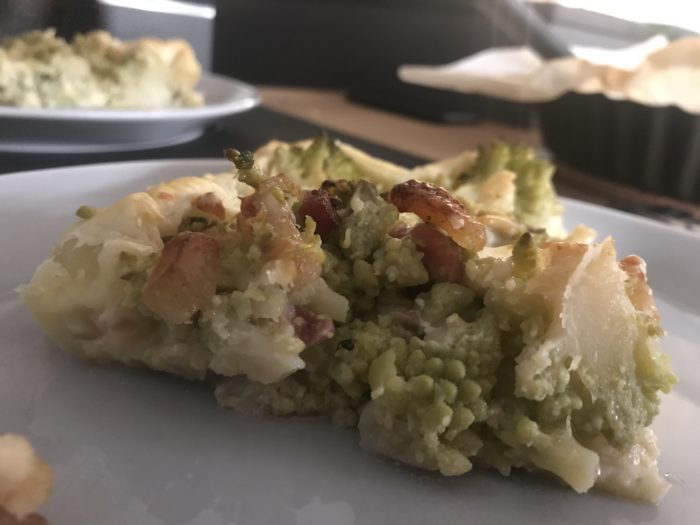 QUICHE CAVOLO E PANCETTA