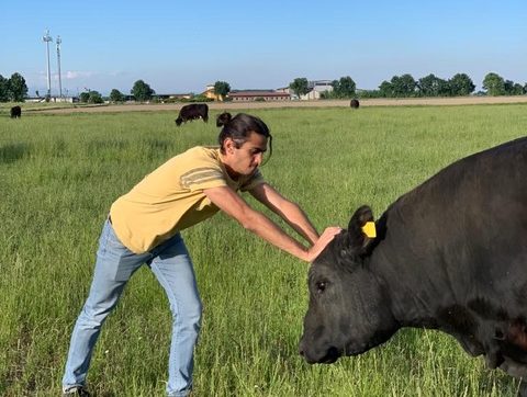 Lorenzo con Angus