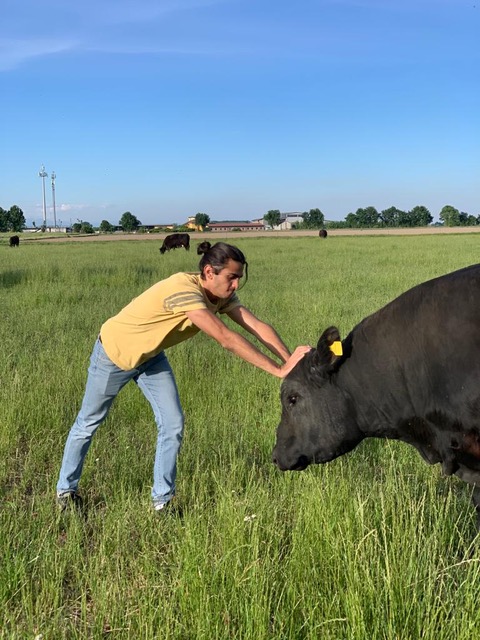 Lorenzo con Angus